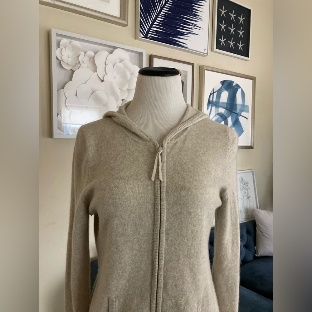 Lord & Taylor Cashmere Zip Up